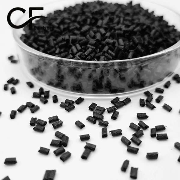 CF20-PA66&PA6 Alloy Nylon CF MoS2 Plastic Pellets